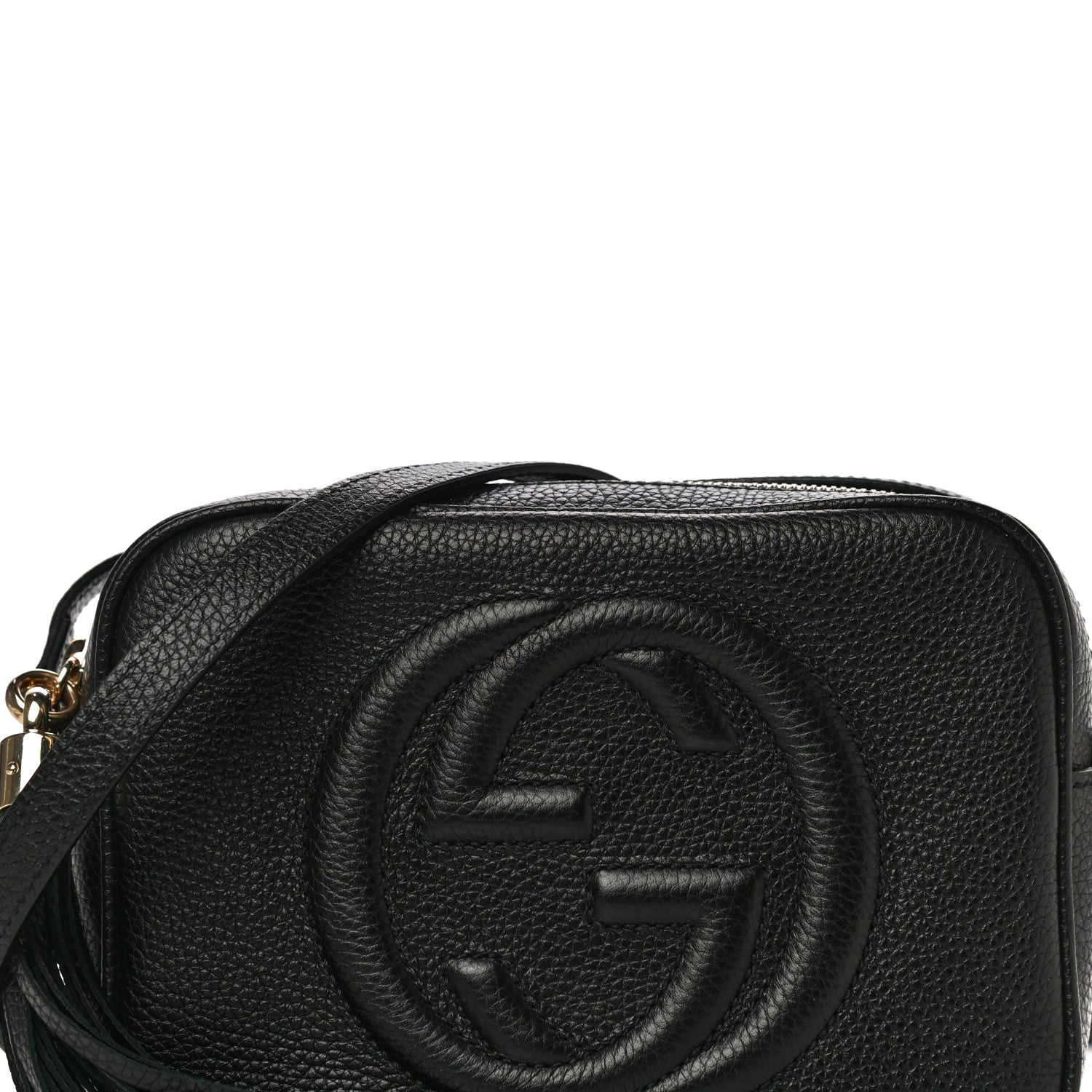 Gucci Pebbled Calfskin Small Soho Disco Bag Black 9 of 12