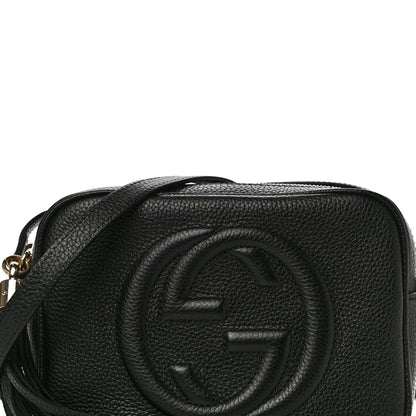 Gucci Pebbled Calfskin Small Soho Disco Bag Black 9 of 12