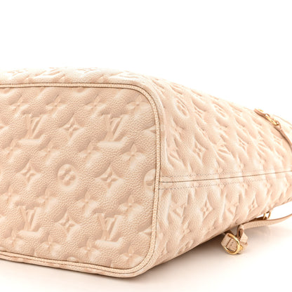 Louis Vuitton Empreinte Monogram Summer Stardust Neverfull MM Beige Clair 11 of 11