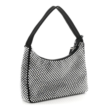 Prada Satin Crystal Mini Re-Edition 2000 Bag Cristal 3 of 10