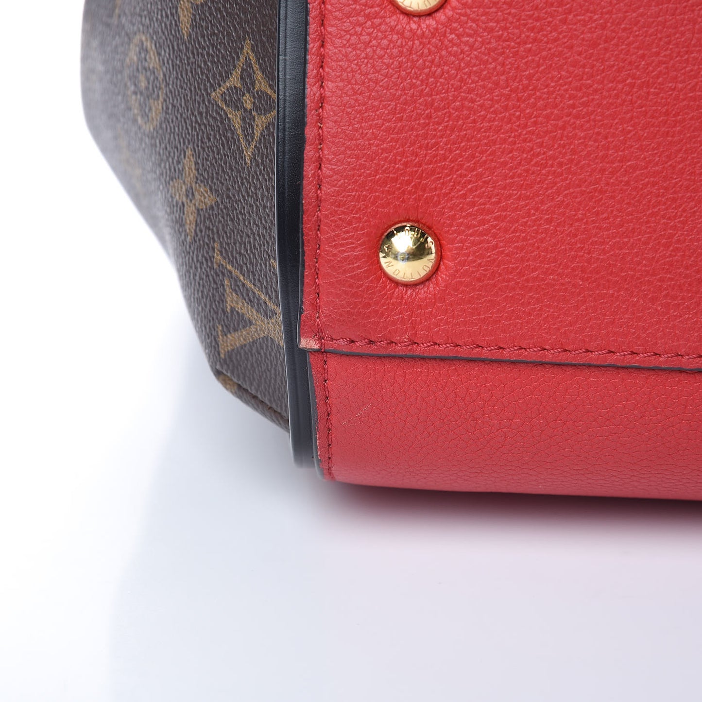 Calfskin Monogram Kimono Tote Cherry