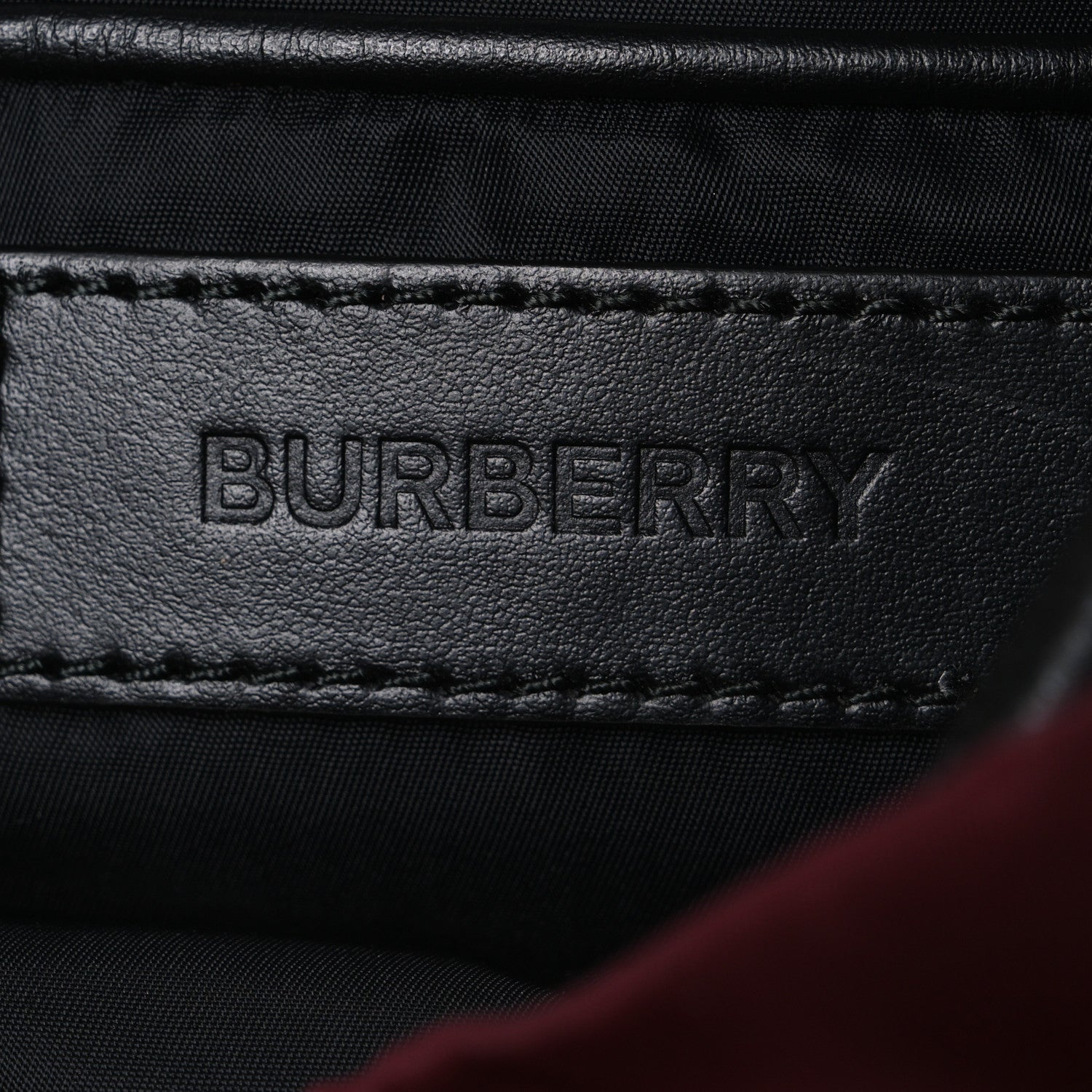 Burberry Nylon Medium Rucksack Backpack Burgundy Red 6 of 12