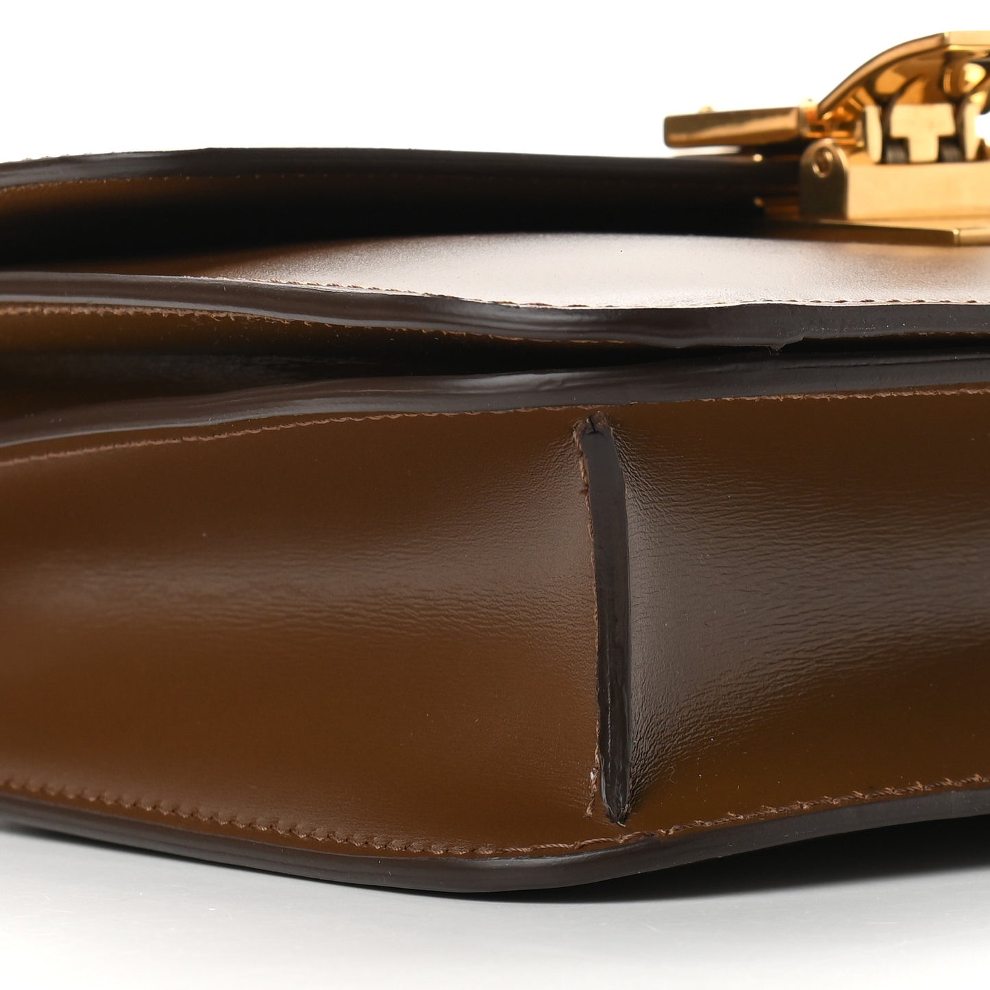 Box Calfskin Teen Classic Box Flap Bag Camel