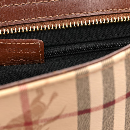 Burberry Haymarket Check Tote Brown 7 of 19