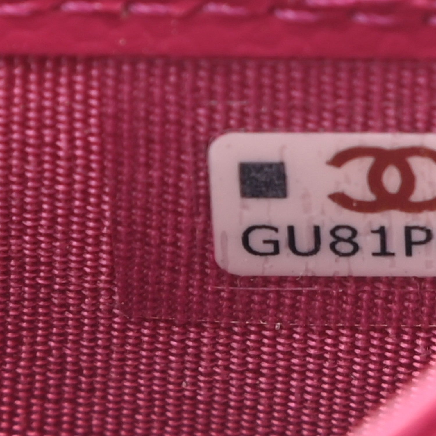 Chanel Caviar Quilted Card Holder Fuchsia 8 of 9