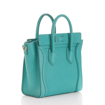 Celine Goatskin Nano Luggage Antarctic 3 of 6