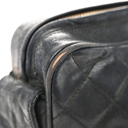 Chanel Lambskin Quilted CC Tassel Camera Case Black 12 of 13