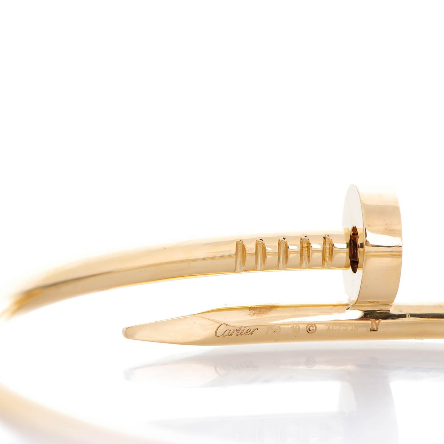 18K Yellow Gold Juste Un Clou Bracelet 19