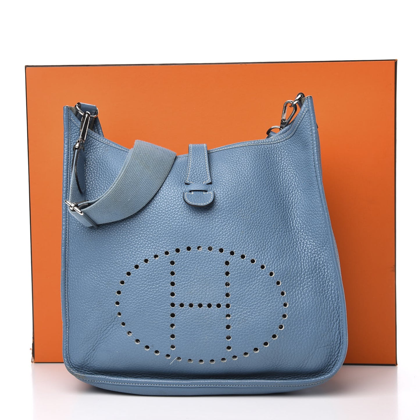 Taurillon Clemence Evelyne III PM Blue Jean