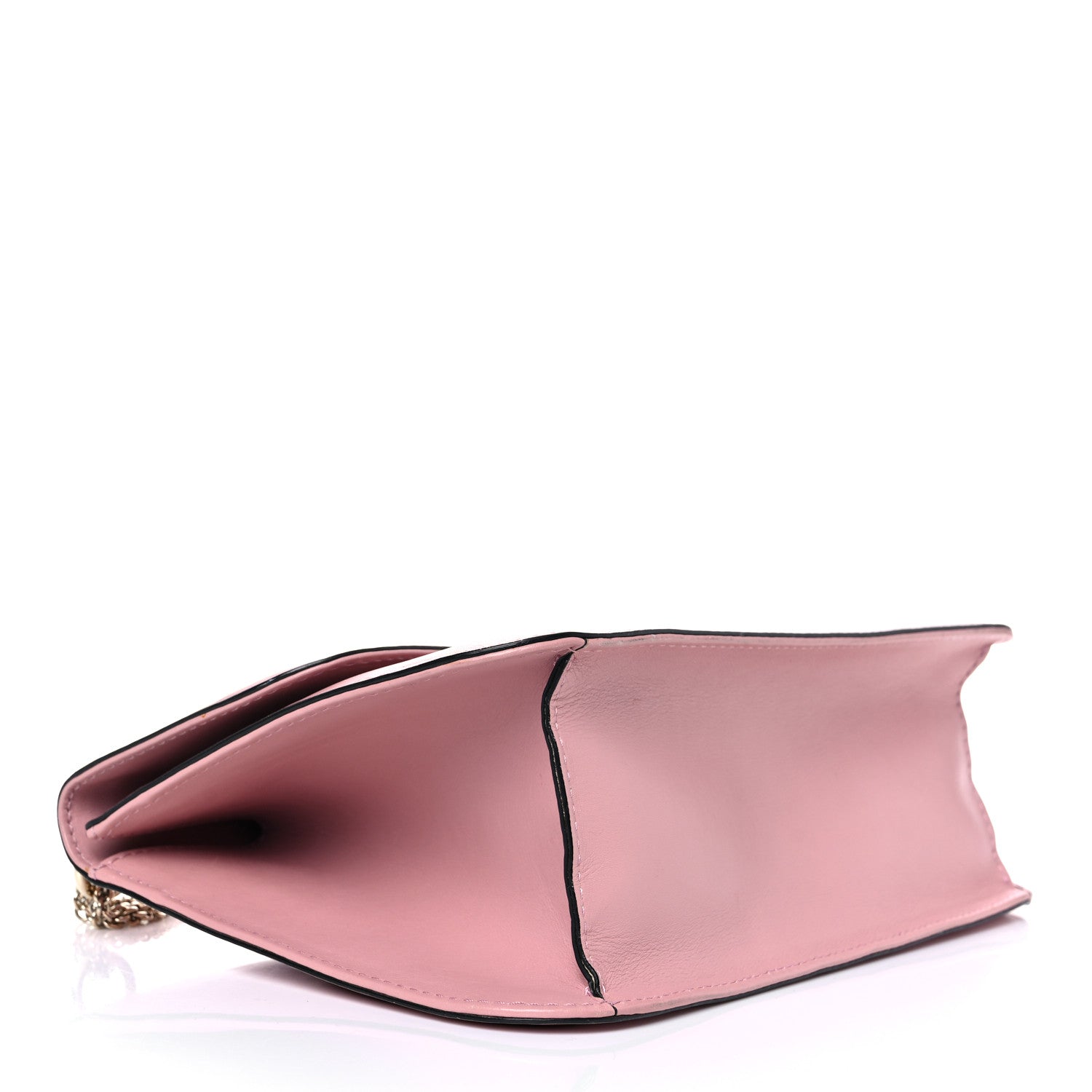 Valentino Garavani Vitello Large Glam Lock Rockstud Flap Pop Gardenia 4 of 16