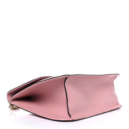 Valentino Garavani Vitello Large Glam Lock Rockstud Flap Pop Gardenia 4 of 16