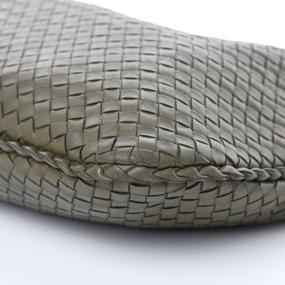 Bottega Veneta Nappa Intrecciato Large Veneta Hobo Kaki Fondente 10 of 10