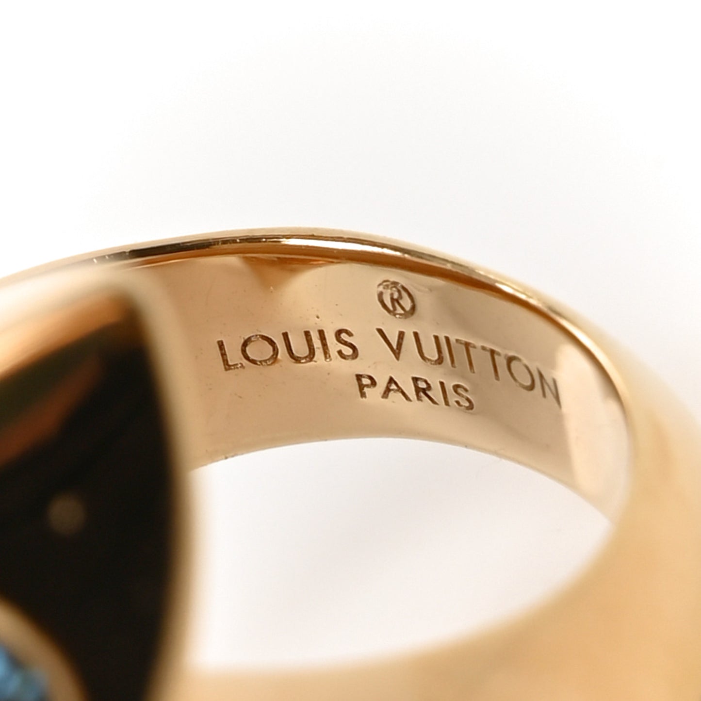 Trunkies Strass Ring  L Gold