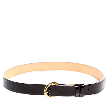 Louis Vuitton Vernis Ceinture 30mm Belt 90 36 Amarante 3 of 8