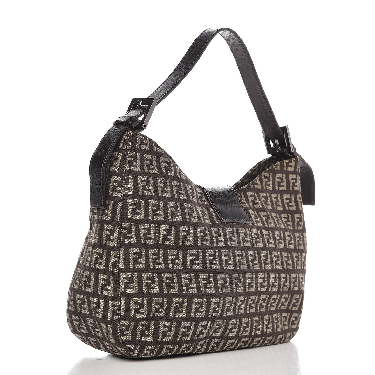 Zucchino Vitello Small Hobo Testa di Moro Beige