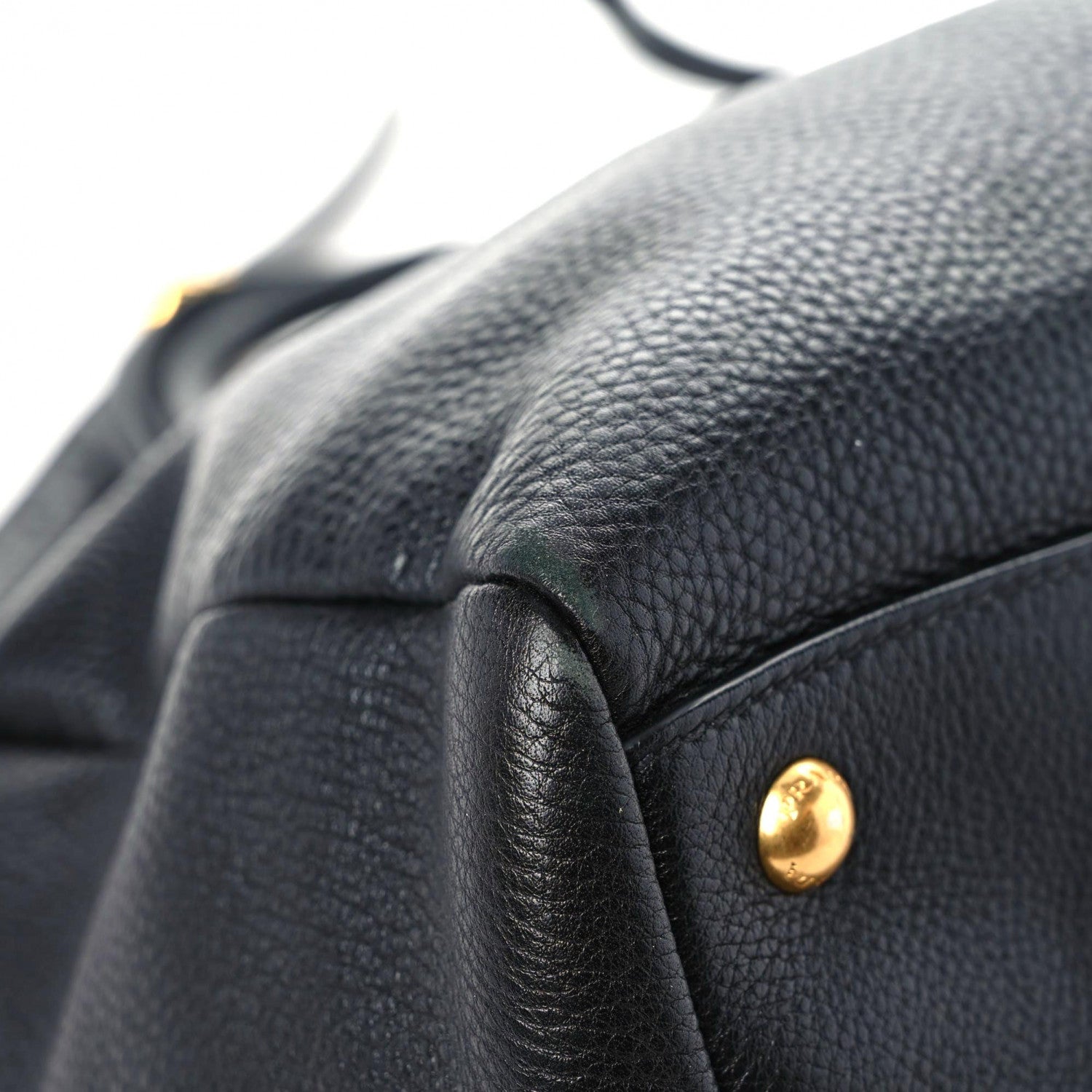 Prada Vitello Daino Tote Black 5 of 15