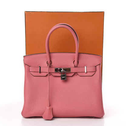 Hermes Togo Birkin 30 Rose Lipstick 31 of 31