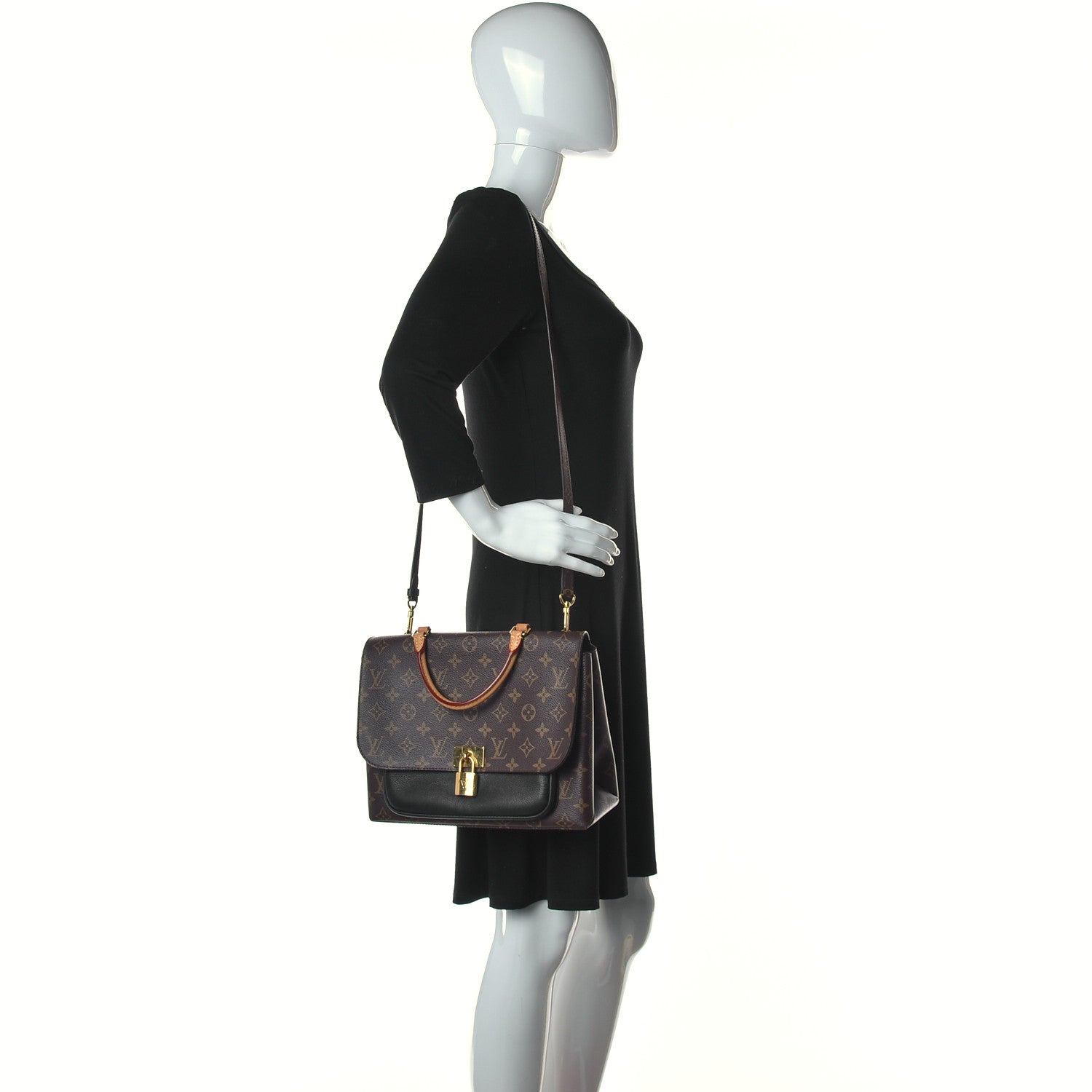 Louis Vuitton Monogram Marignan Black 3 of 17