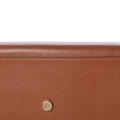 Saint Laurent Calfskin Large Sac De Jour Carryall Cognac 9 of 12