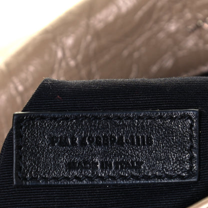 Saint Laurent Crinkled Calfskin Matelasse Monogram Medium Niki Chain Satchel Light Natural 6 of 12