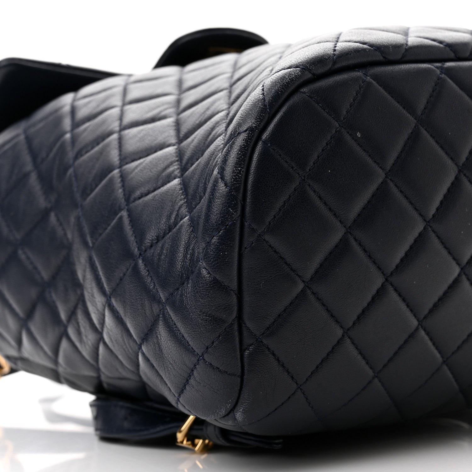 Chanel Lambskin Quilted Small Urban Spirit Backpack Navy 9 of 10