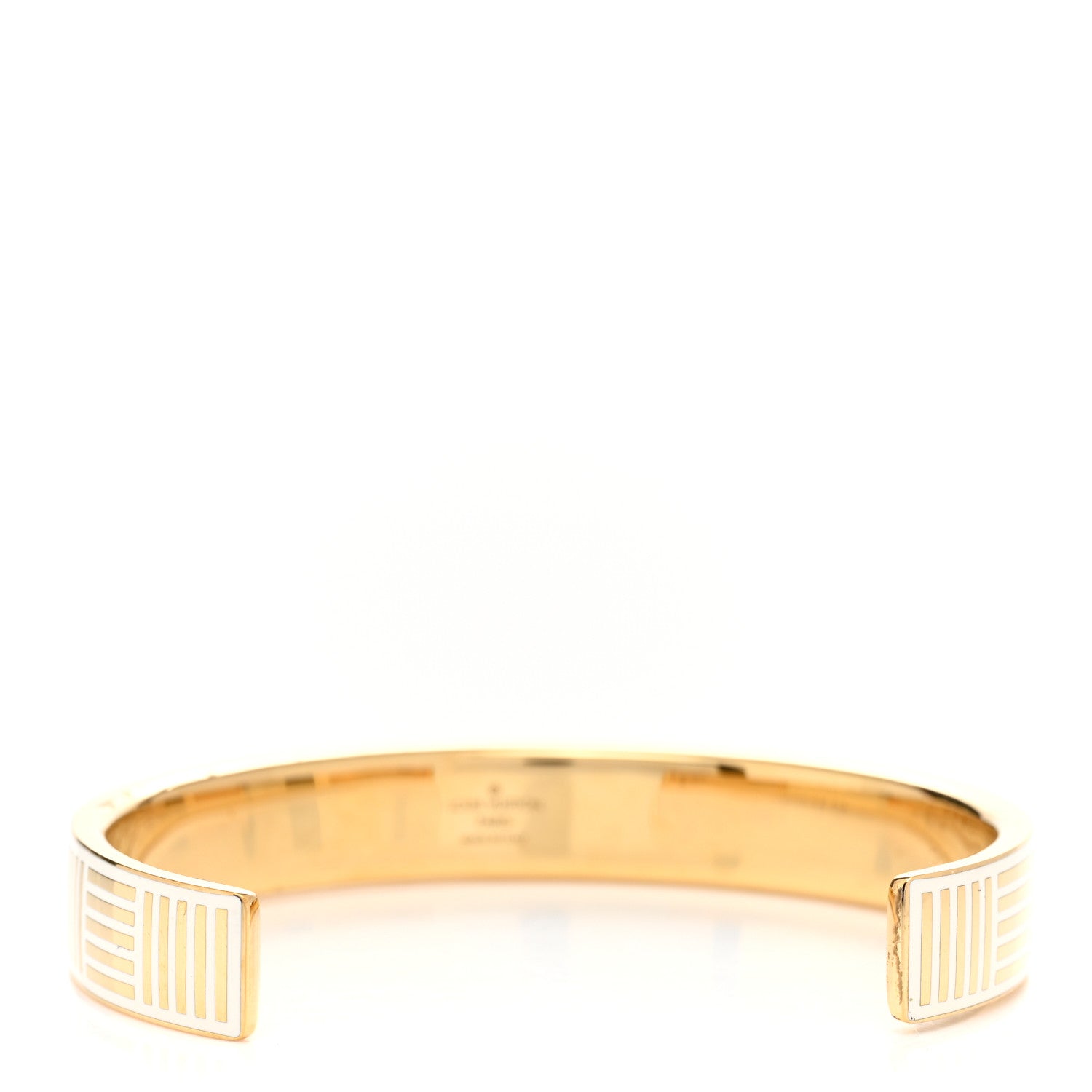 Louis Vuitton Palladium Damier Cuff M Gold 3 of 6