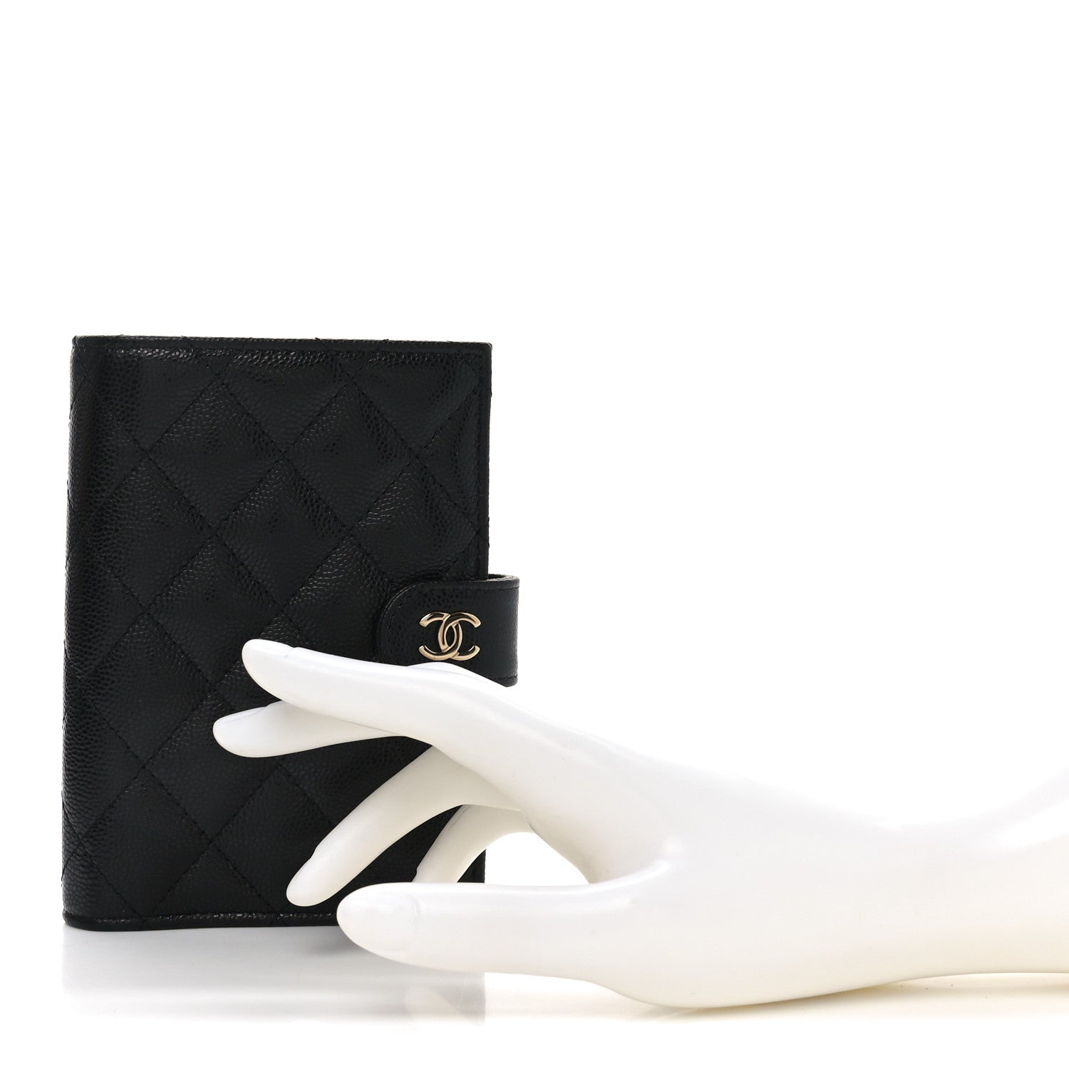 Chanel Caviar Quilted Passport Holder Black 2 of 8