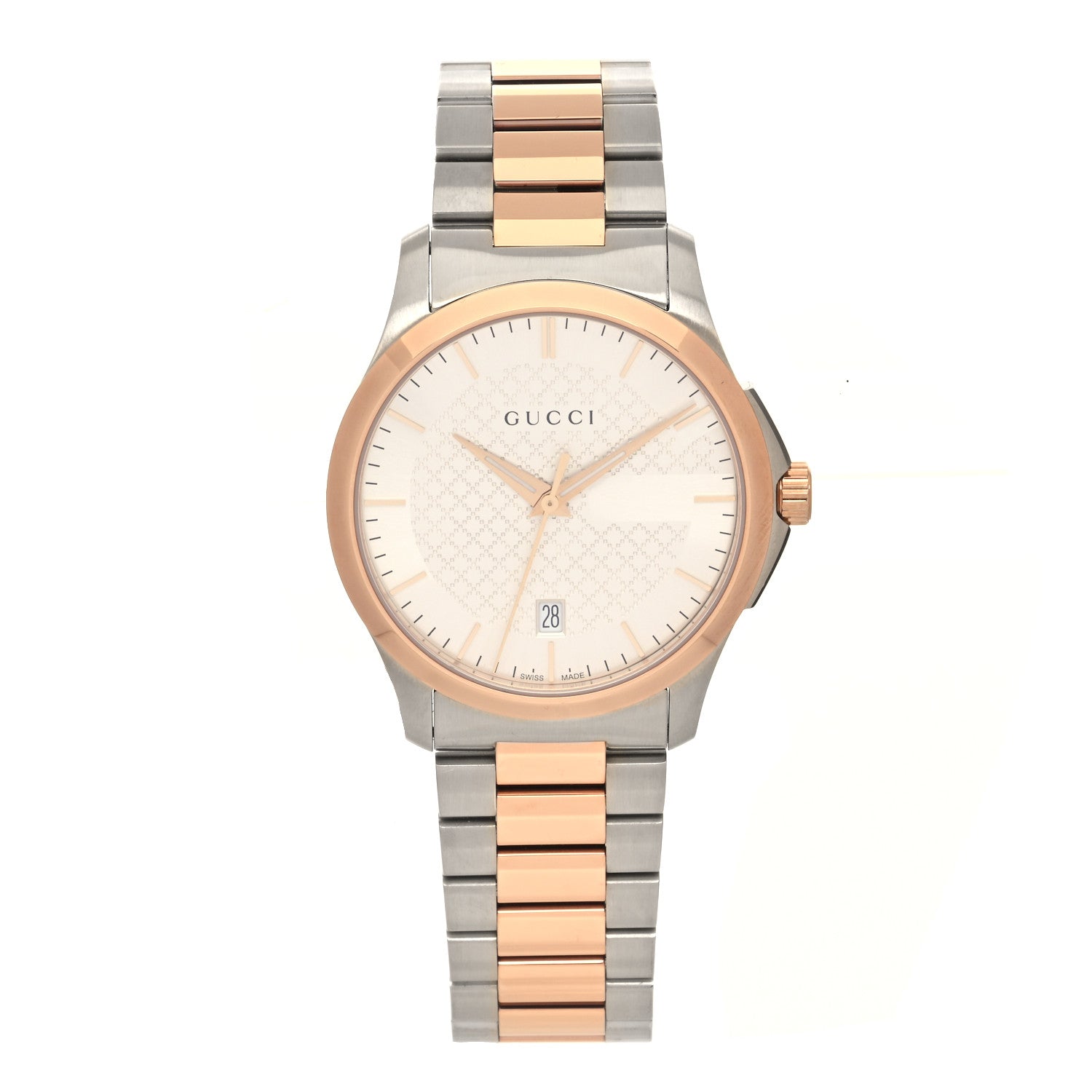 Gucci Stainless Steel 38mm G-Timeless Two Tone Quartz Watch 1 of 4