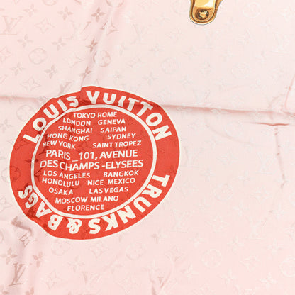 Louis Vuitton Silk Wool Monogram Summer Trunks Shawl 4 of 5