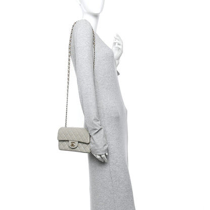 Chanel Lambskin Quilted Mini Rectangular Flap Grey 2 of 11