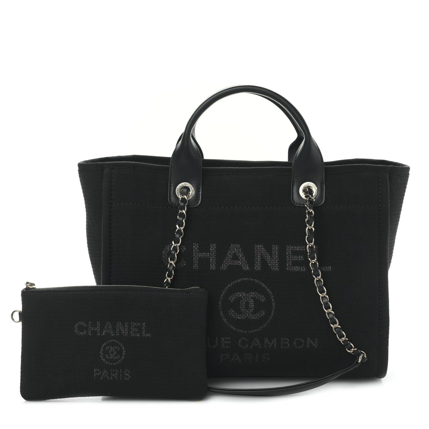 Mixed Fibers Small Deauville Tote Black