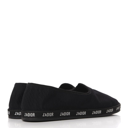 Christian Dior Technical Canvas J'adior Flats 36 Black 5 of 9