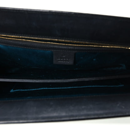 Gucci Suede Patent Web Medium Ophidia Chain Shoulder Bag New Shamarock Black 5 of 10