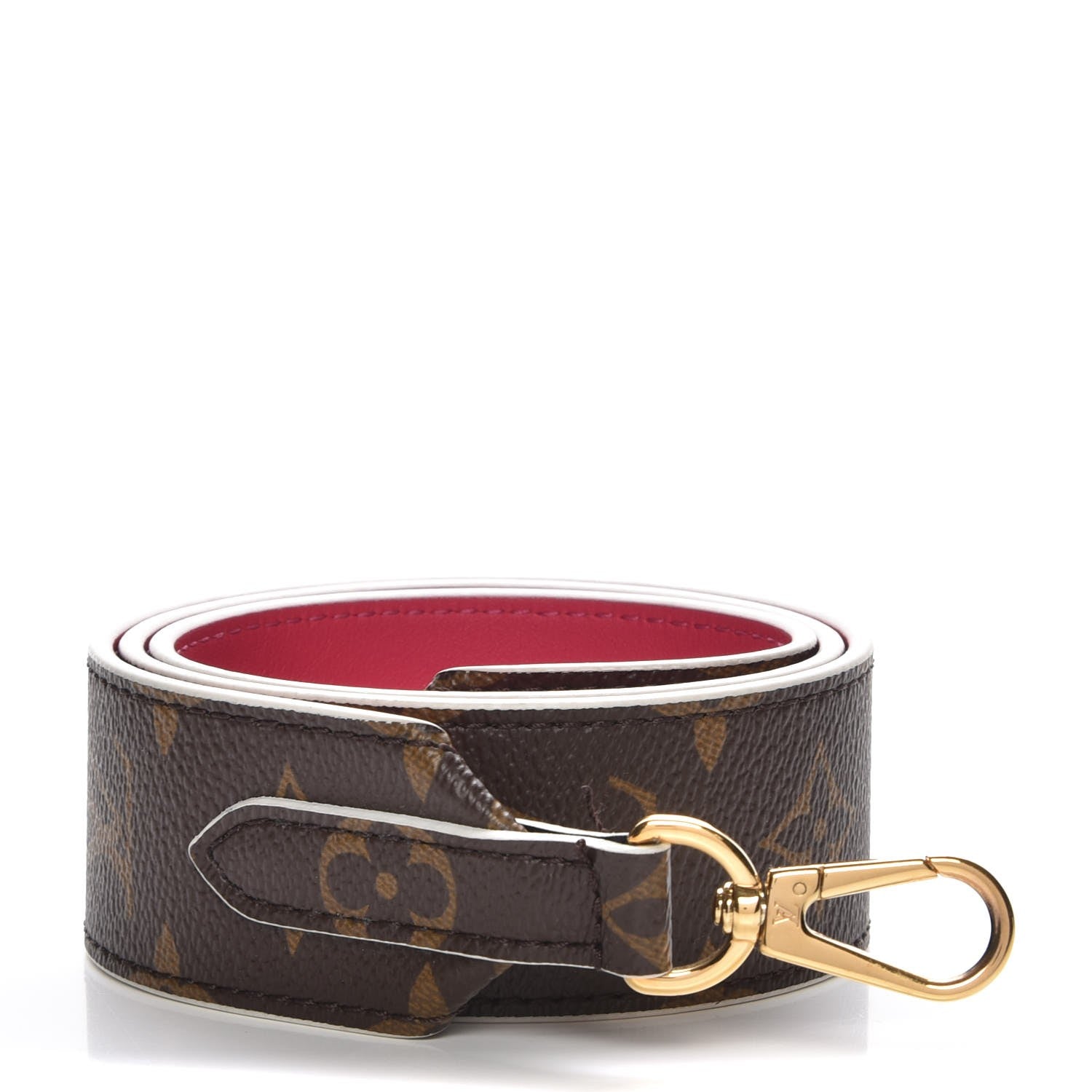 Louis Vuitton Monogram Bandouliere Shoulder Strap Hot Pink 1 of 4