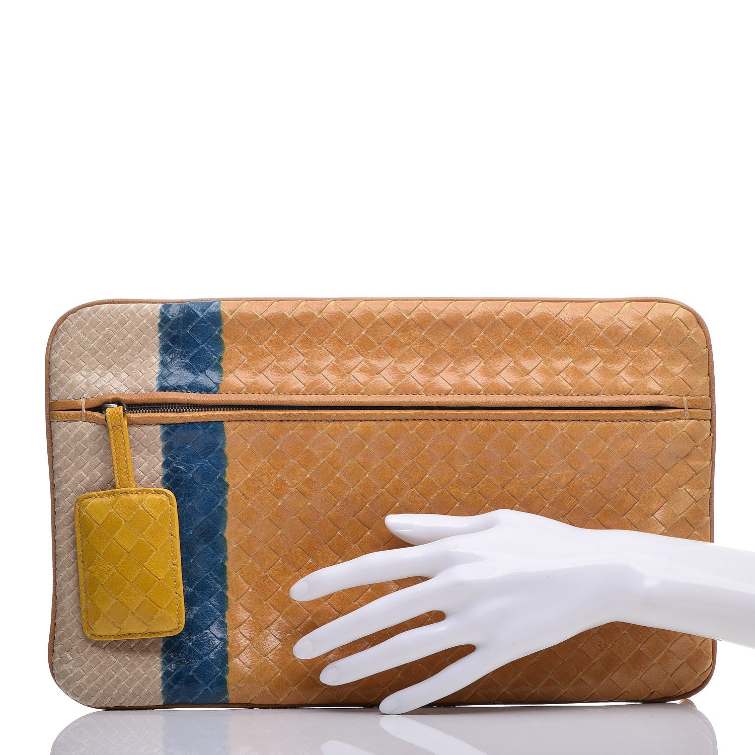 Bottega Veneta Nappa Intrecciato Wristlet Zip Pouch 2 of 13