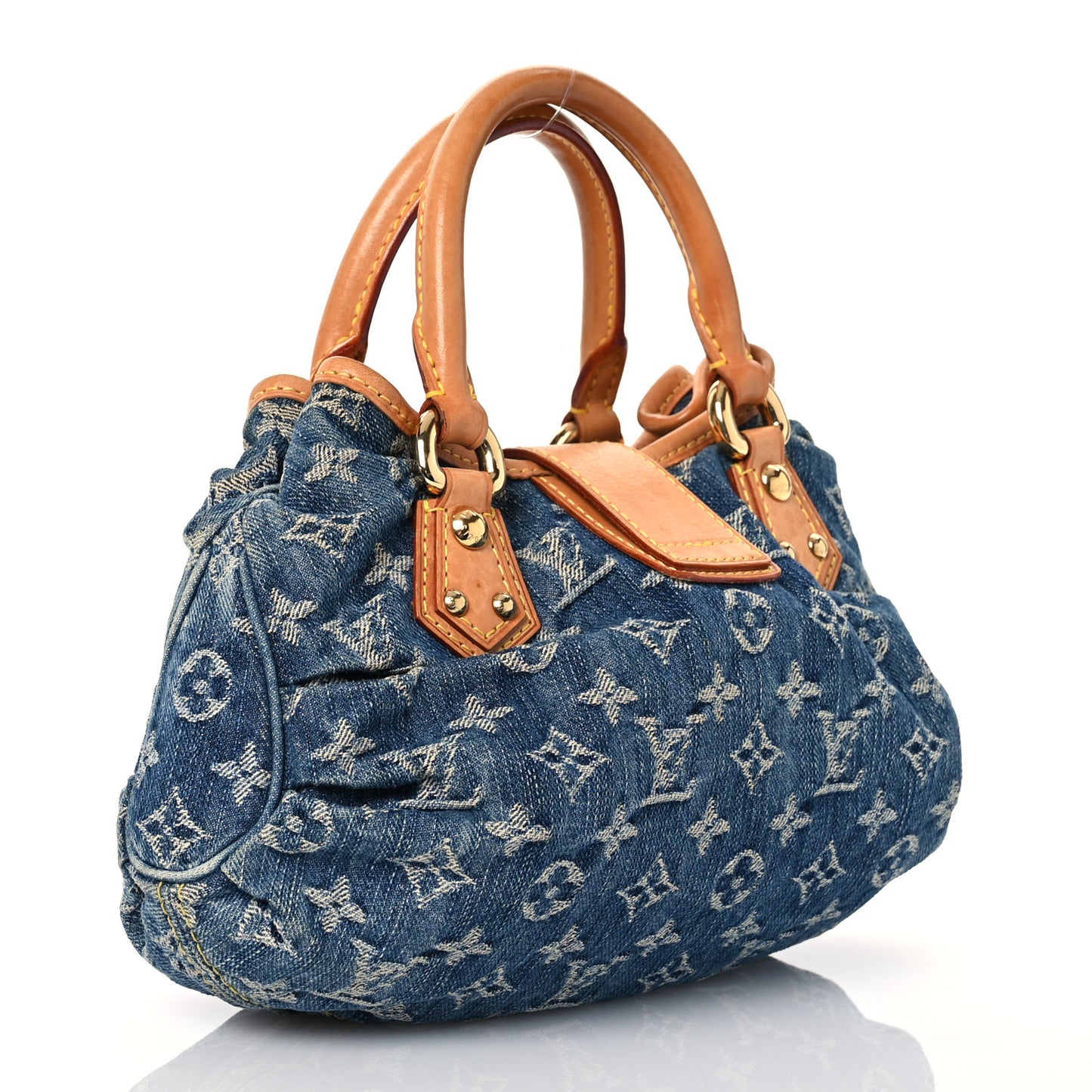 Monogram Denim Pleaty Blue