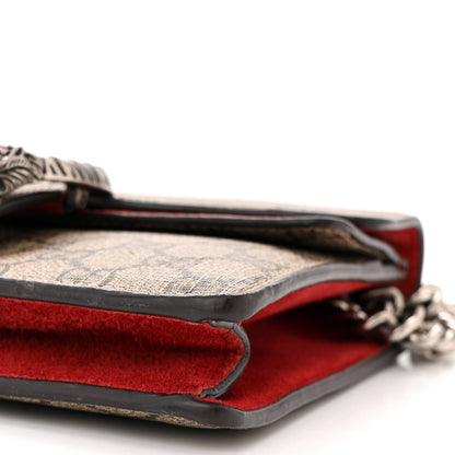 Gucci GG Supreme Monogram Mini Dionysus Shoulder Bag Hibiscus Red 10 of 12