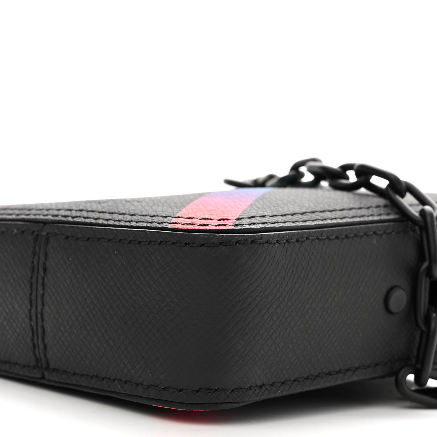 Louis Vuitton Taiga Rainbow Danube Messenger Black 9 of 9