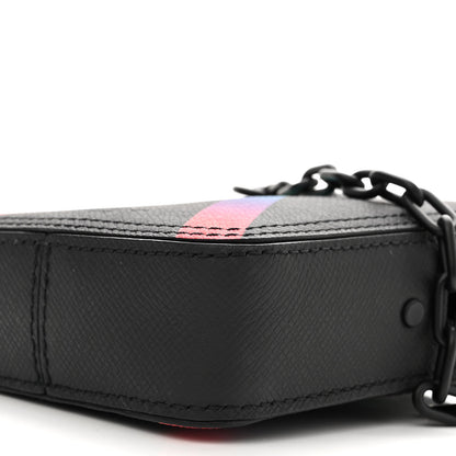 Louis Vuitton Taiga Rainbow Danube Messenger Black 9 of 9