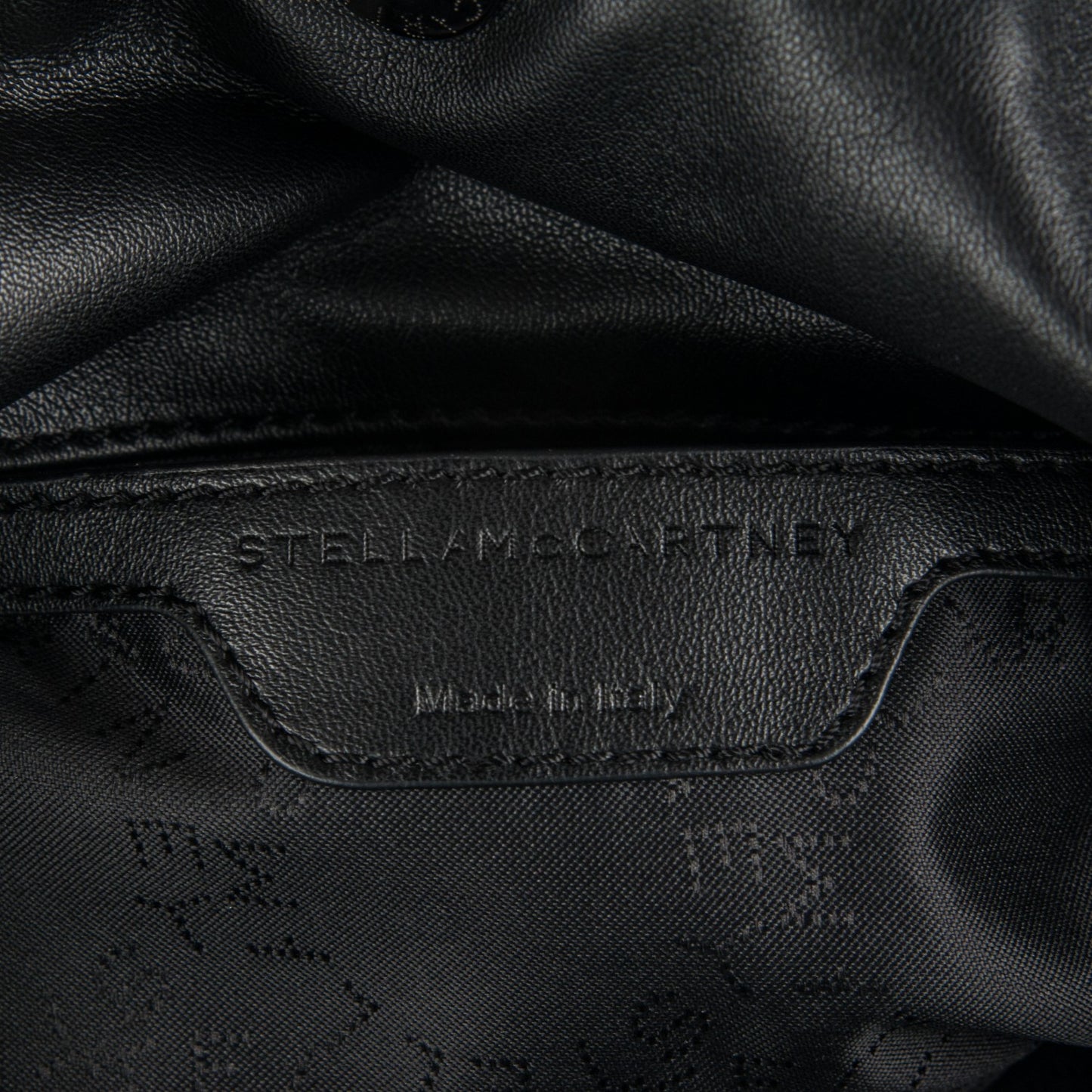 Alter Nappa Embossed Mini Falabella Tote Black