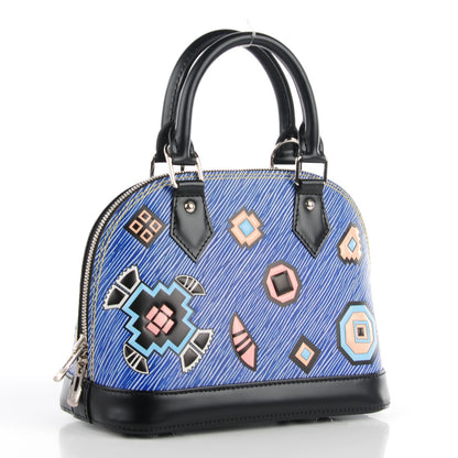 Louis Vuitton Epi Azteque Alma BB Denim Light 3 of 7