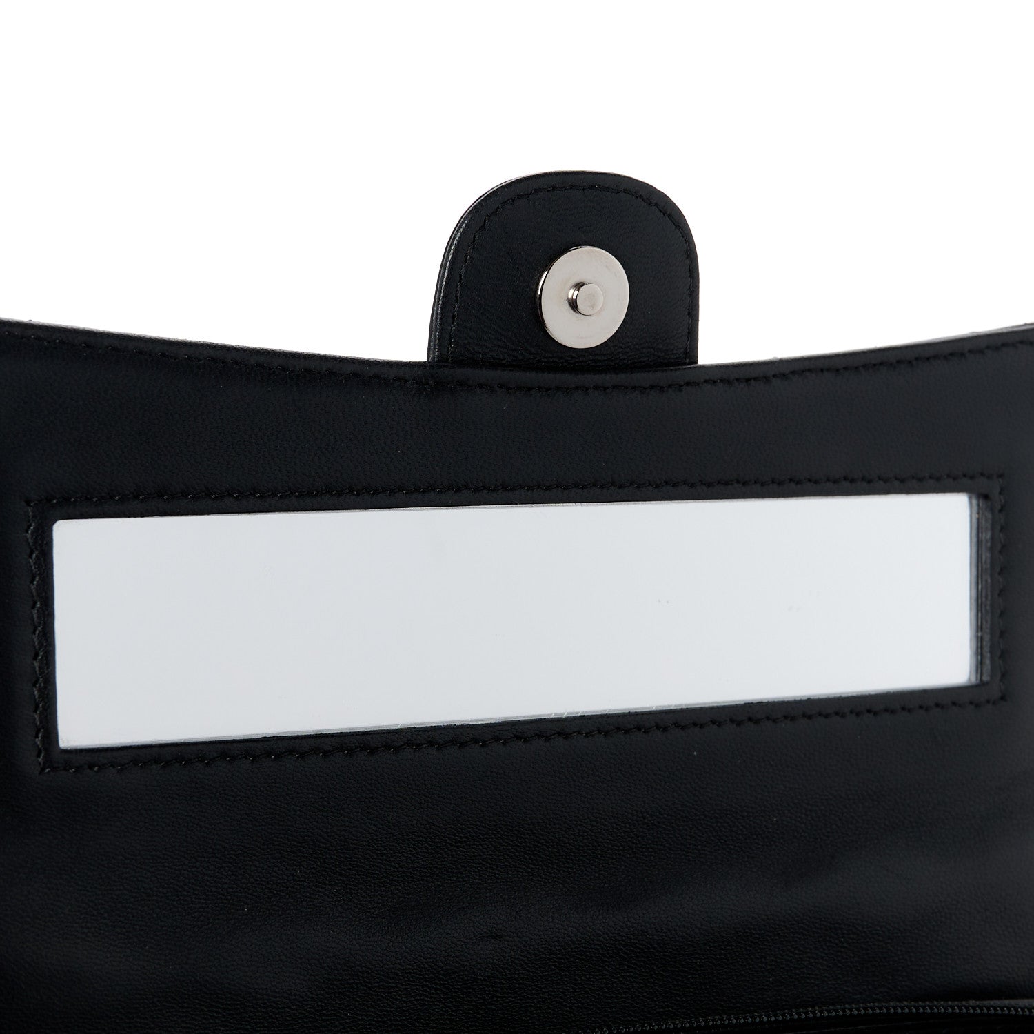Chanel Lambskin Quilted Flap Cosmetic Case Black 11 of 11