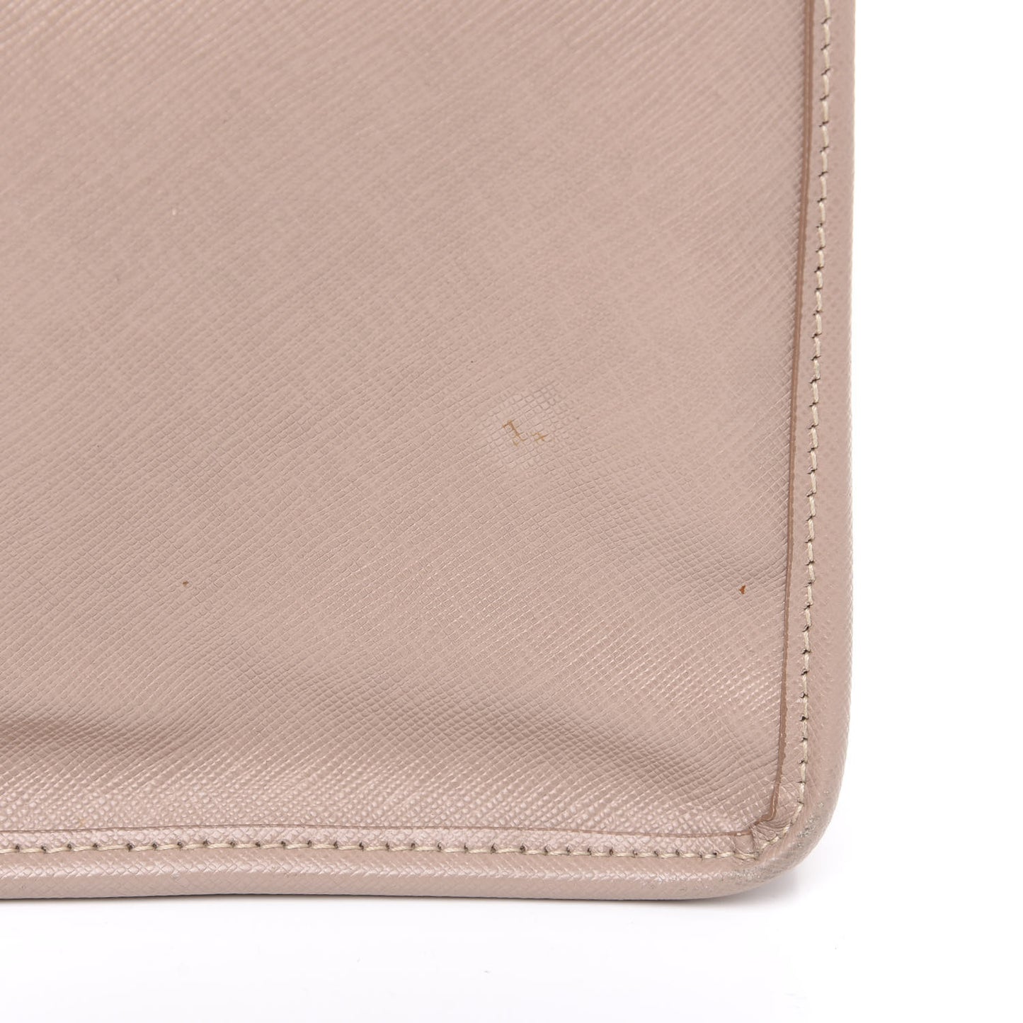 Saffiano Frame Top Handle Bag Cammeo