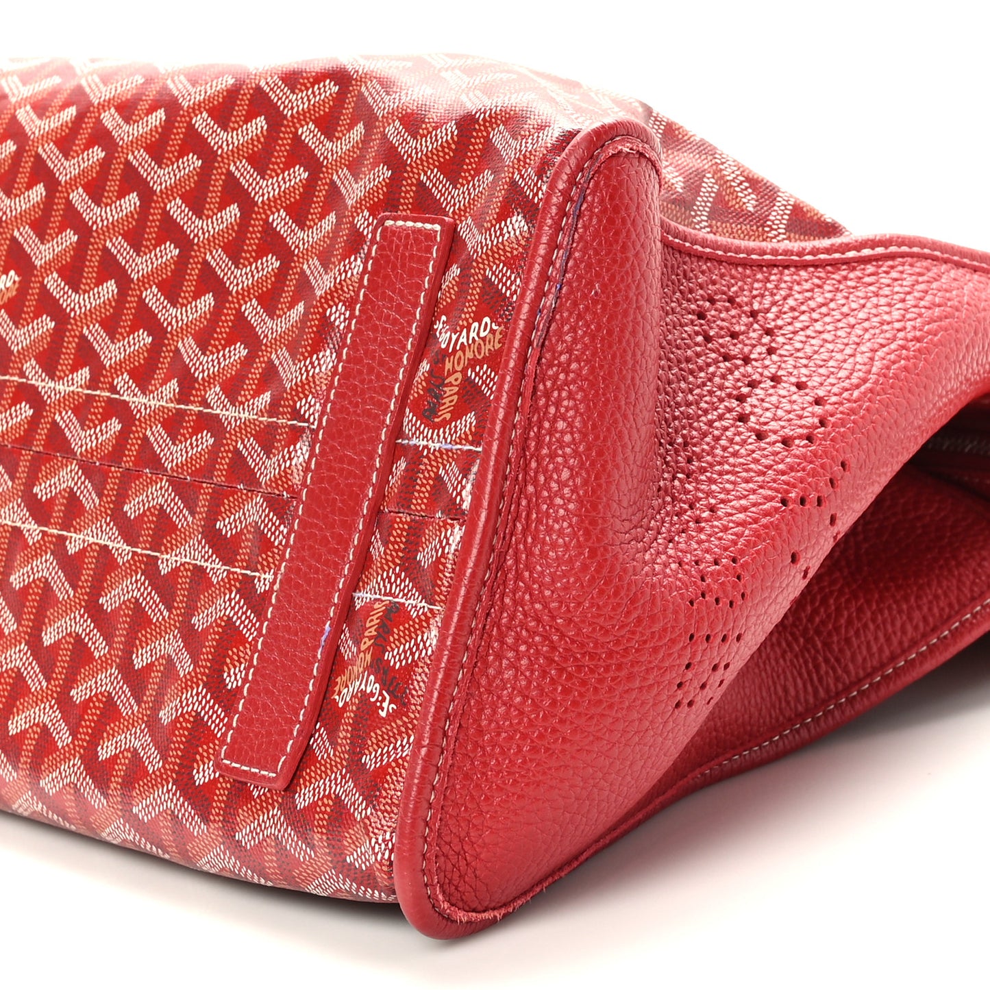 Goyardine Sac Hardy Pet Carrier PM Red