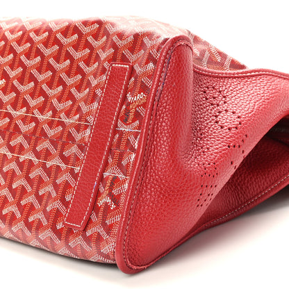 Goyard Goyardine Sac Hardy Pet Carrier PM Red 9 of 9