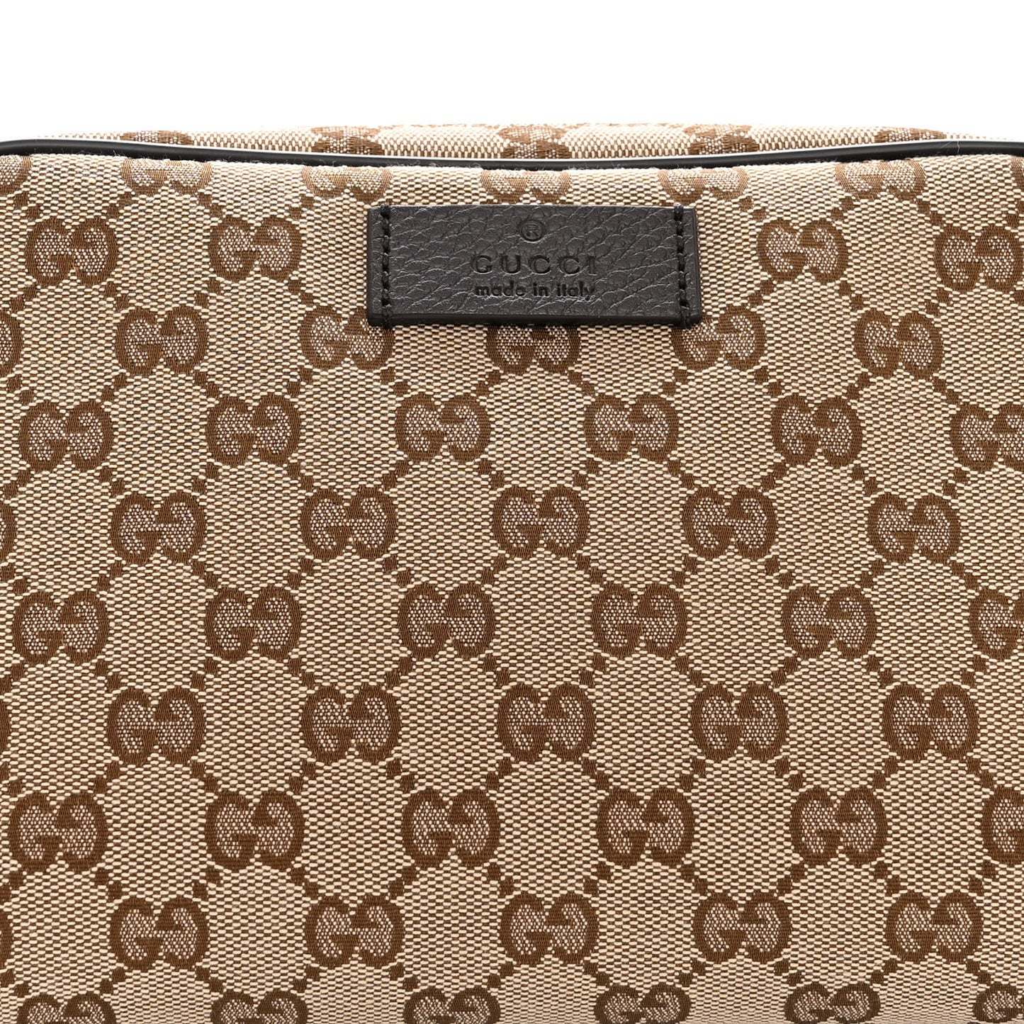 Monogram Dollar Calfskin Belt Bag Beige Ebony Testa di Moro Marrone Scuro