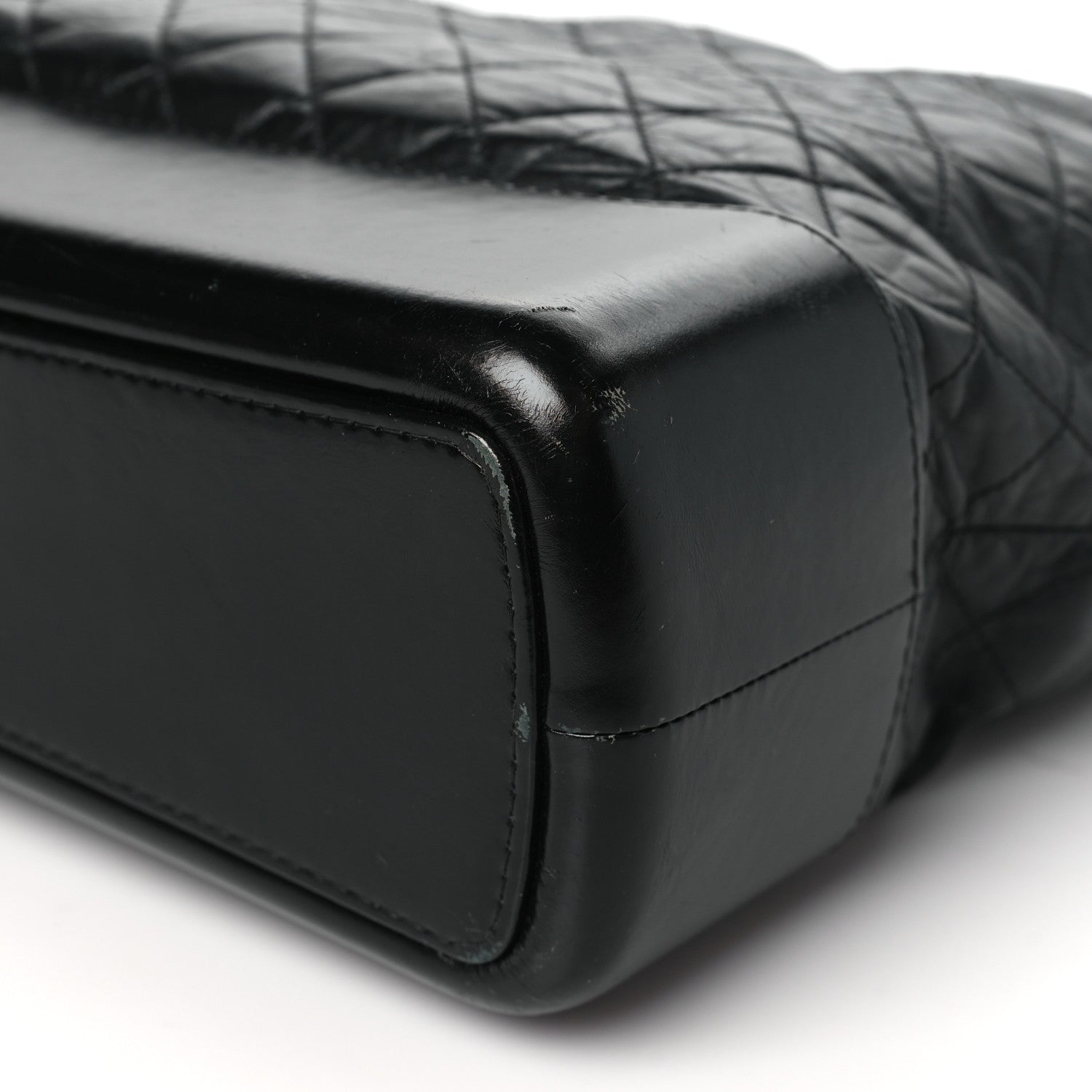 Chanel Aged Calfskin Quilted Maxi Gabrielle Hobo Black 10 of 11