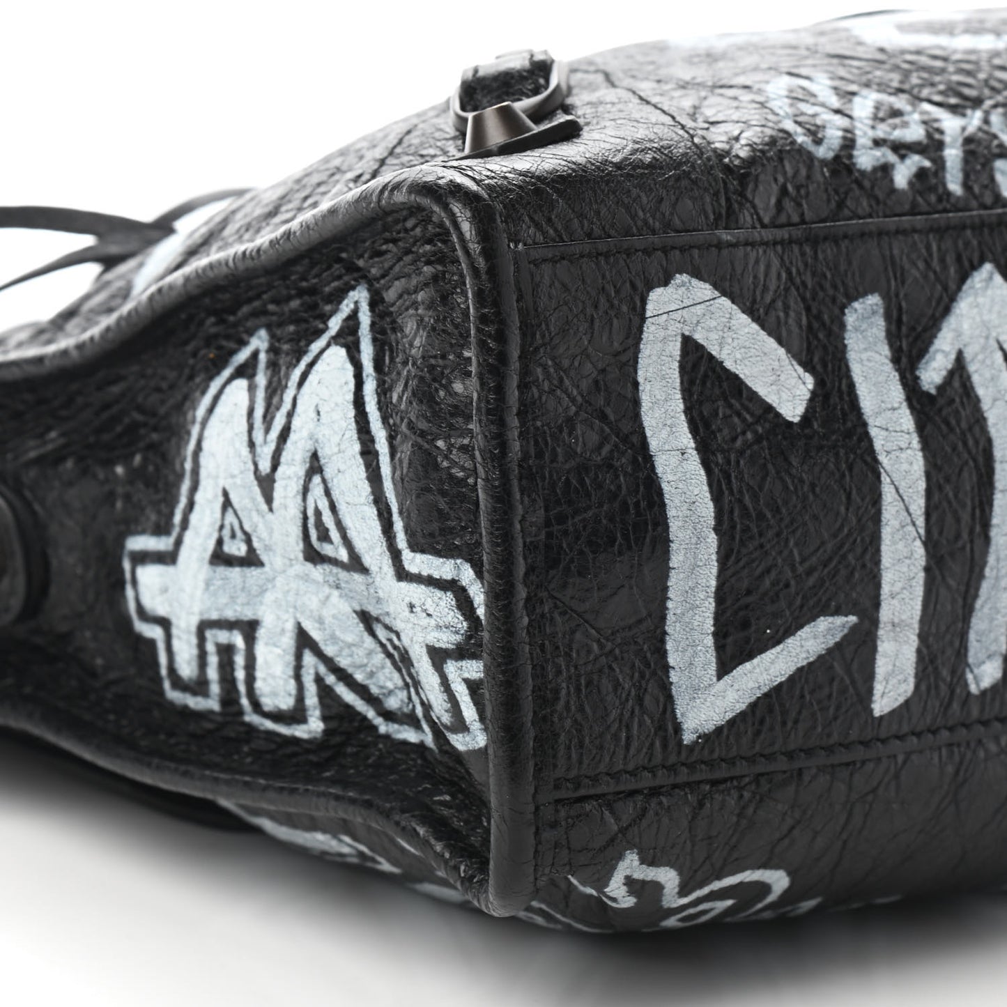 Agneau Classic Hardware Graffiti All Over S City Black