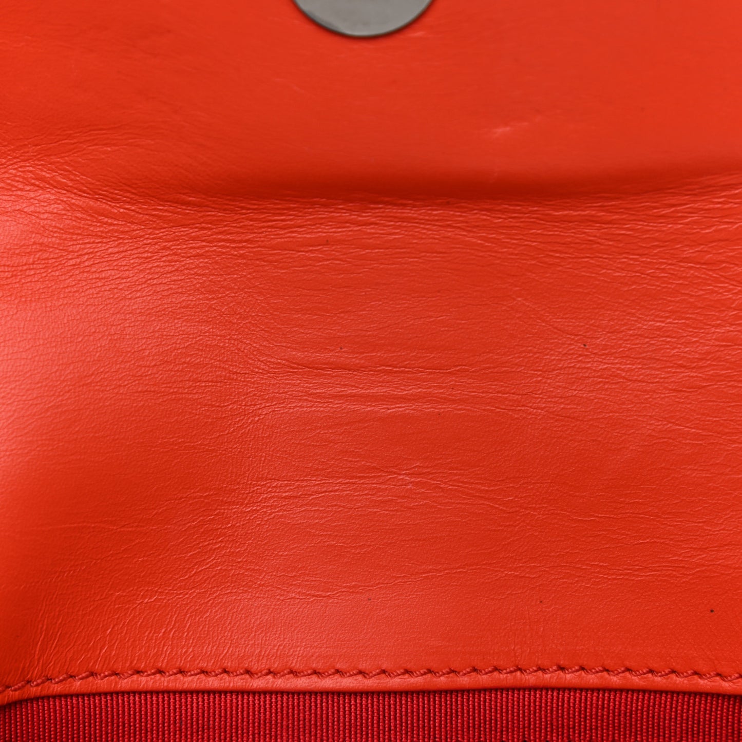 Calfskin Spiked Sweety Charity Crossbody Bag Papaye