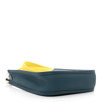 Hermes Taurillon Clemence Amazone Evelyne TPM Colvert Lime 3 of 11
